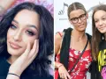 Fabienne Marta Wiśniewska, artystka z tatuażami, obok niej jej mama i siostra.