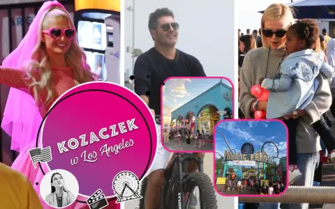 Paris Hilton w różowej kreacji, Simon Cowell na rowerze, Charlize Theron z dzieckiem i Pacific Park. Zobacz, kto mieszka w Los Angeles!