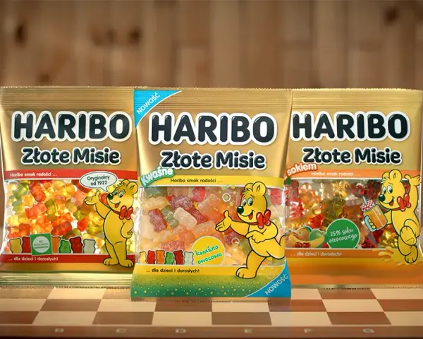 Reklama HARIBO z aktorami: zaskakujący motyw szachów i radość dzieci
