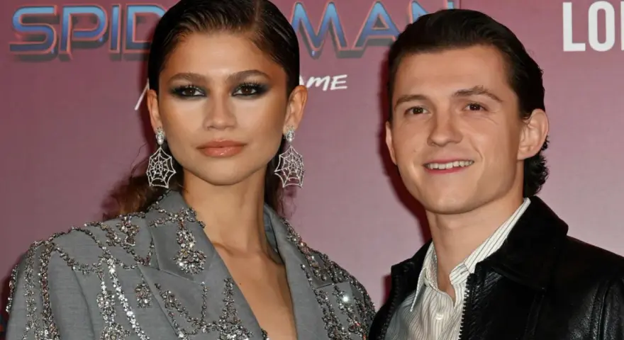 Zendaya i Tom Holland na premierze Spider-Mana. Zendaya wzrost jest imponujący, a jej stylizacja z pajęczymi kolczykami zachwyca.