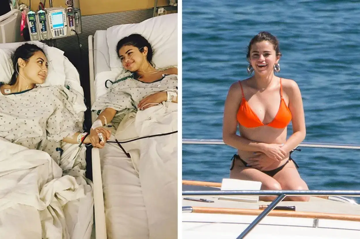 Selena Gomez w szpitalu z przyjaciółką i na łodzi w bikini. Fani zastanawiają się, ile waży Selena Gomez.